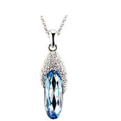 Стилно колие Блу Дроп от ВиаВендиз с австрийски кристали