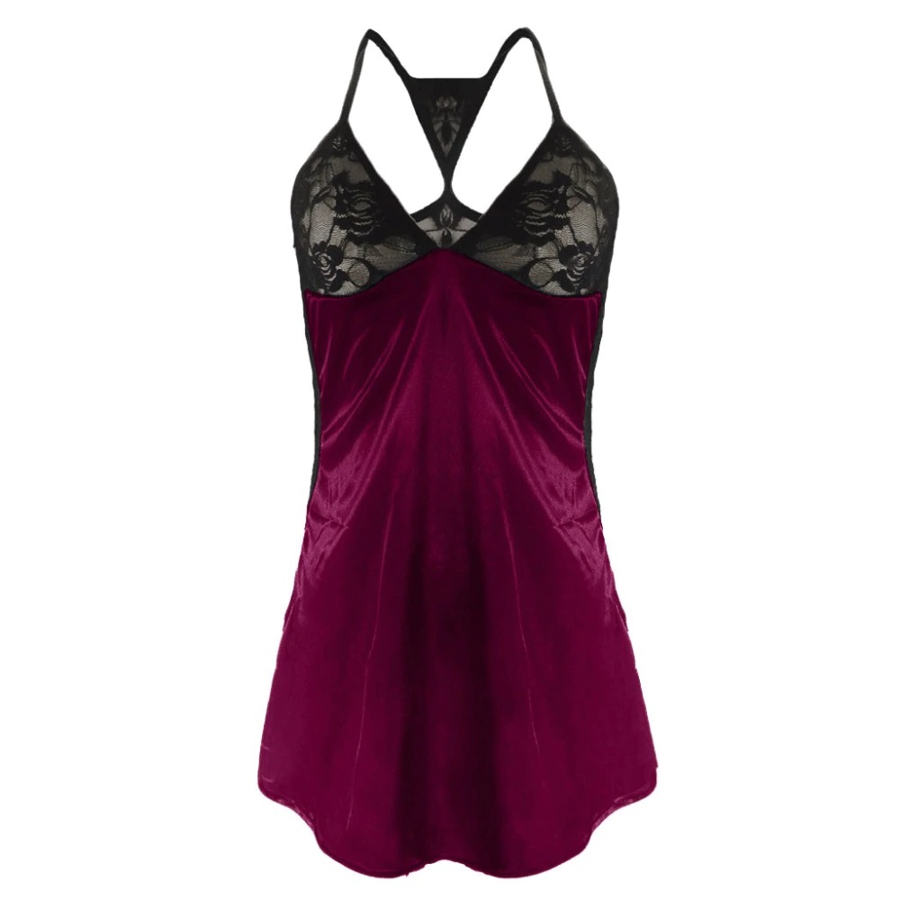 Съблазнителн комплект нощничка и бикини тип прашка модел 5360 от Via Vendiz в червено Съблазнителн комплект нощничка и бикини тип прашка модел 5360 от Via Vendiz в червено