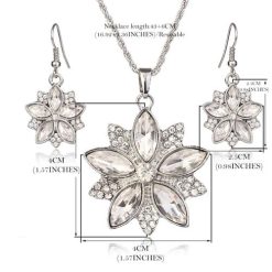 Стилно колие Звездата от ViaVendiz с австрийски кристали